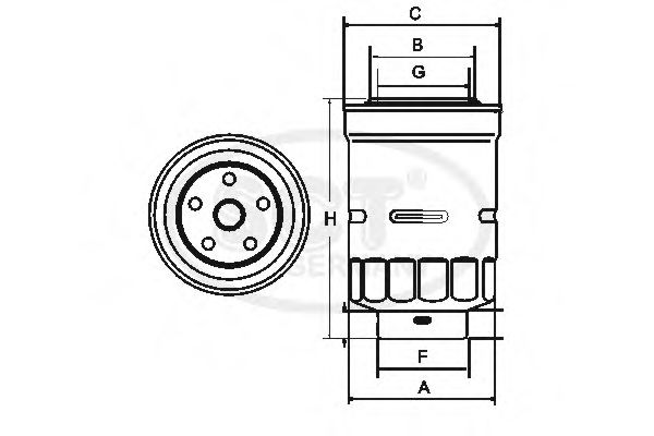 Фільтр BLUEPRINT арт. ST307