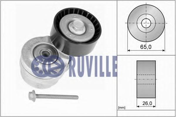 Фото - Планка натяжная FIAT DOBLO 1.9 JTD (пр-во Ruville) RUVILLE - 55872