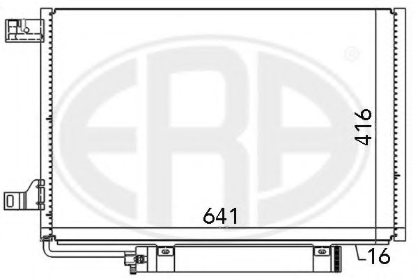 Радiатор кондицiонера NISSENS арт. 667006