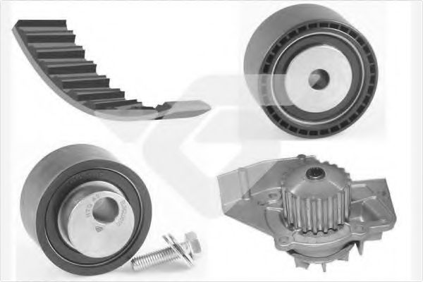 Помпа води + комплект ремня ГРМ SKF арт. KH70WP31