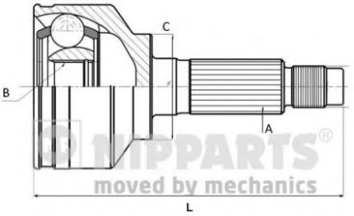 ШРУС JAPANPARTS арт. J2828012