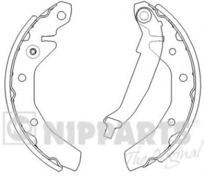 Гальмівні колодки JAPANPARTS арт. J3500905