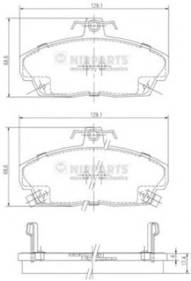 Гальмівні колодки BOSCH арт. J3604031