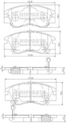 Гальмівні колодки BREMBO арт. J3605027