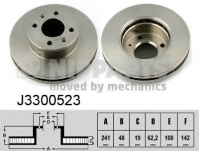 Гальмiвнi диски ABS арт. J3300523