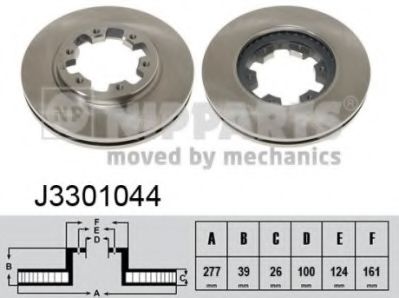 Гальмівний диск BREMBO арт. J3301044