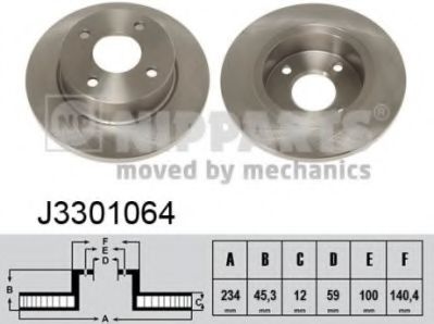 Гальмiвнi диски BOSCH арт. J3301064