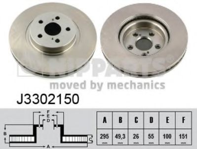 Гальмiвнi диски COMLINE арт. J3302150