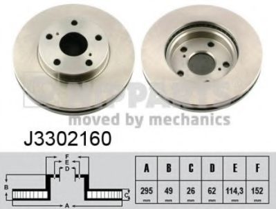 Гальмiвнi диски TEXTAR арт. J3302160