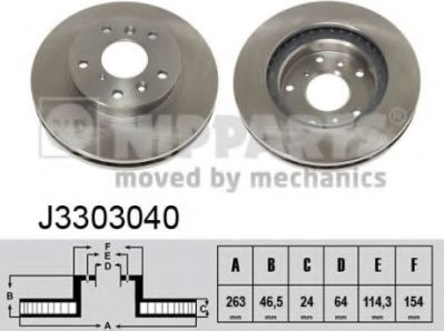 Гальмiвнi диски TOKO CARS арт. J3303040