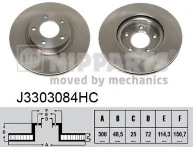 Гальмівний диск BOSCH арт. J3303084HC