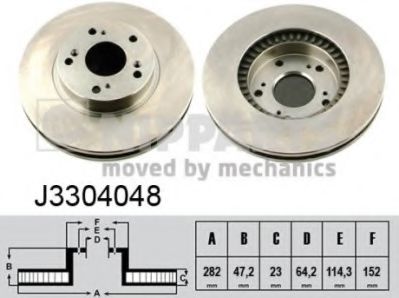 Гальмівний диск BOSCH арт. J3304048