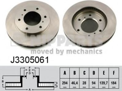 Гальмiвнi диски TRW арт. J3305061