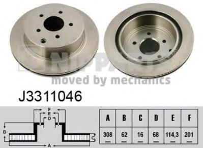 Гальмiвнi диски HELLAPAGID арт. J3311046