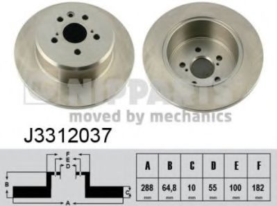 Гальмiвнi диски ABS арт. J3312037