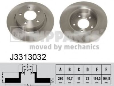 Гальмiвнi диски FEBIBILSTEIN арт. J3313032