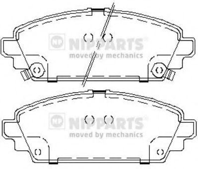 Гальмiвнi колодки дисковi 06450S6FE50, 06450S6FE51, 45022S1AE60, 45022S1AE61 BREMBO арт. J3604048