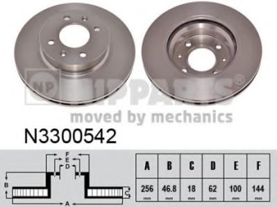 Гальмiвнi диски BLUEPRINT арт. N3300542