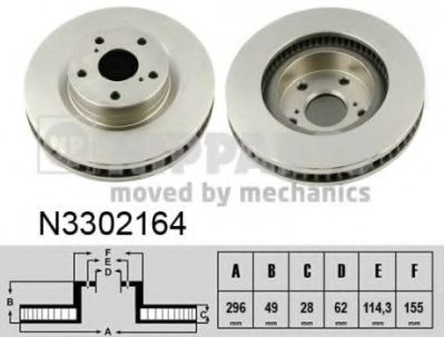 Гальмiвнi диски ABS арт. N3302164