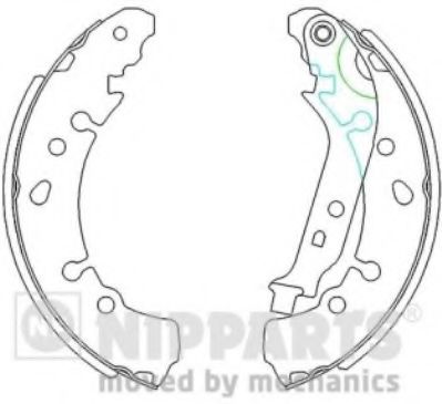 Гальмівні колодки BLUEPRINT арт. N3502091