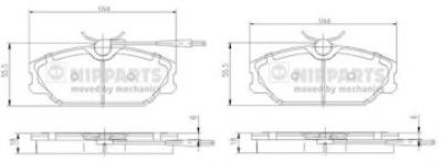 Гальмiвнi колодки дисковi BOSCH арт. N3600917