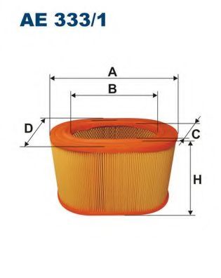 Фiльтр повiтряний BLUEPRINT арт. AE3331