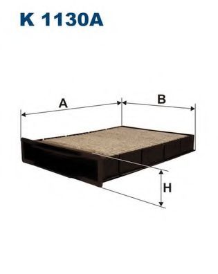 Фiльтр салону вугiльний KNECHT арт. K1130A