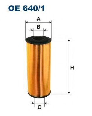 Фiльтр масляний BOSCH арт. OE6401