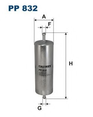 Фiльтр паливний WIXFILTERS арт. PP832