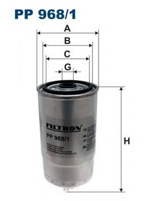 Фiльтр паливний BOSCH арт. PP9681