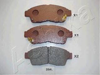 Колодки гальмівні передні дискові TOYOTA CARINA (вир-во ASHIKA) ROADHOUSE арт. 5002264