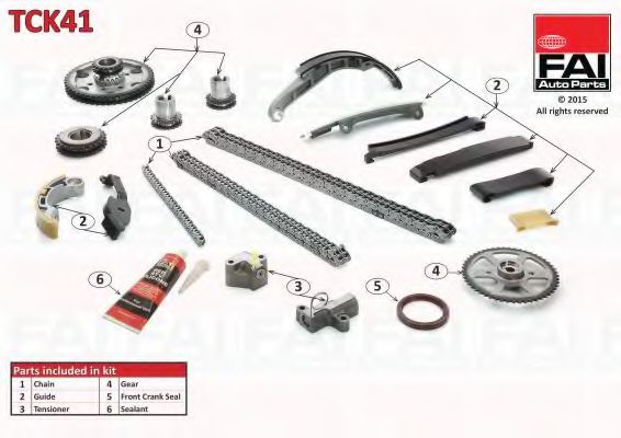 ZESTAW AгCUCHA ROZRZDU NISSAN DOHC ALMERA II 00-PRIMERA 02-X-TRAIL 01-