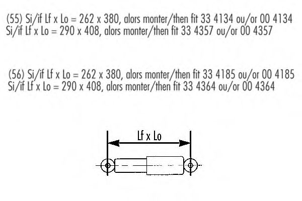 004134 Record Амортизатор OIL задній ЦІНА за 1 шт.УПАК.по 2 шт.(лівий+правий)