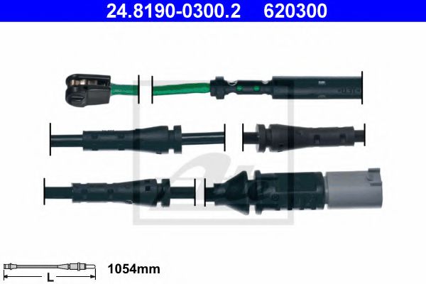 Датчик зносу колодок гальмівних ABS арт. 24819003002