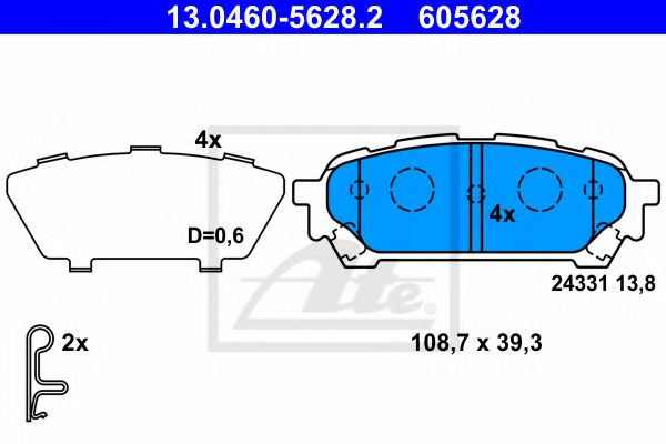 Р“Р°Р»СЊРјС–РІРЅС– РєРѕР»РѕРґРєРё BREMBO арт. 13046056282