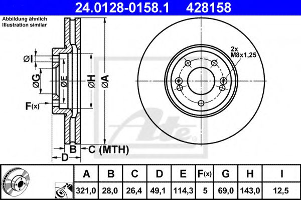 Гальмівний диск FRICTION MASTER арт. 24012801581