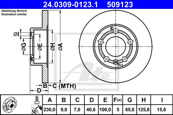 диск гальмівний Power Disc FEBIBILSTEIN арт. 24030901231