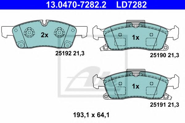 BREMBO арт. 13047072822