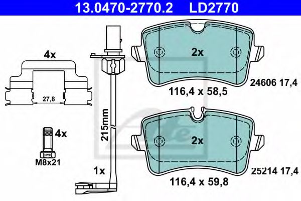 Р“Р°Р»СЊРјС–РІРЅС– РєРѕР»РѕРґРєРё BREMBO арт. 13047027702