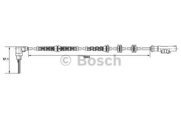 0265007685 BOSCH ДАТЧИК ABS DF11 DELPHI арт. 0265007685