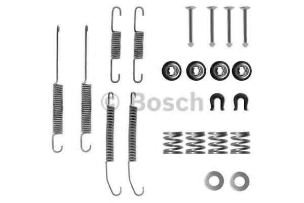 BOSCH комплект установки гальм. колод. NISSAN Almera 95- ABS арт. 1987475131