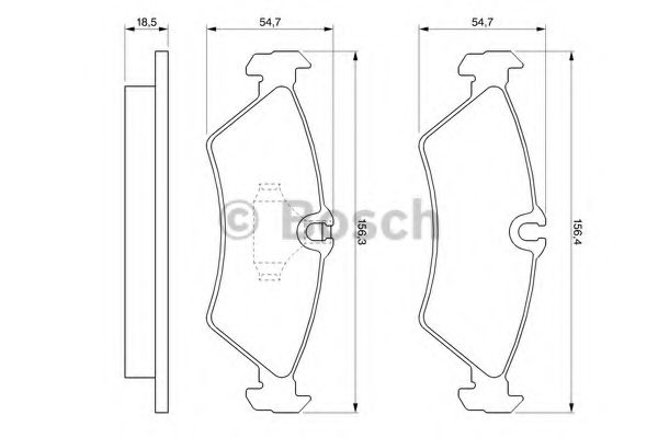 0986424219 BOSCH Гальмівні колодки до дисків BP102 COMLINE арт. 0986424219