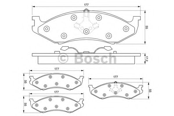 ГАЛЬМІВНІ КОЛОДКИ, ДИСКОВІ FRICTION MASTER арт. 0986424284