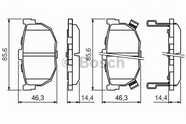 4 FRICTION MASTER арт. 0986424418