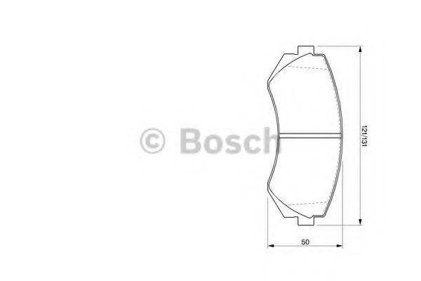 ДИСКОВI КОЛОДКИ ПЕРЕДНI FRICTION MASTER арт. 0986424489