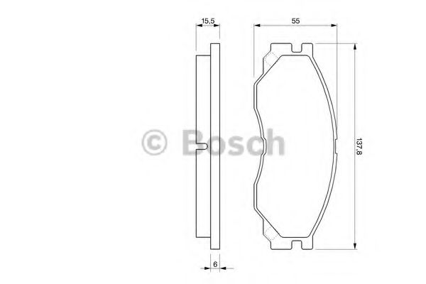 ГАЛЬМІВНІ КОЛОДКИ, ДИСКОВІ JAPANPARTS арт. 0986424572