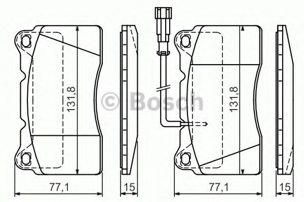 Гальмівні колодки дискові JAPANPARTS арт. 0986424577