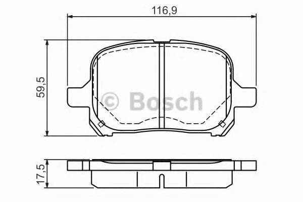 ГАЛЬМІВНІ КОЛОДКИ, ДИСКОВІ FRICTION MASTER арт. 0986424639