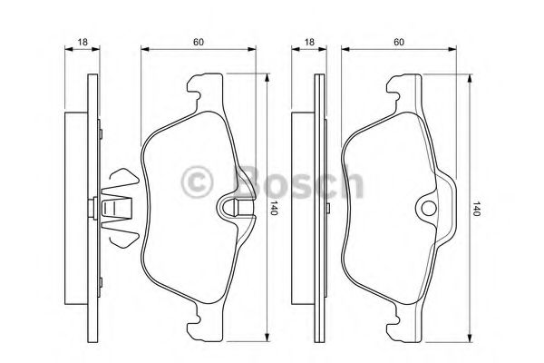 Гальмівні колодки дискові BREMBO арт. 0986424652