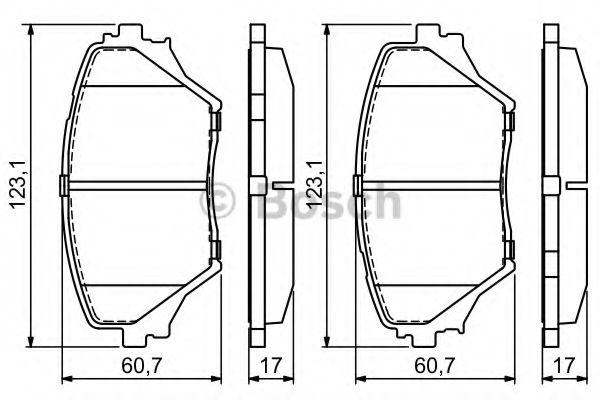 ГАЛЬМІВНІ КОЛОДКИ, ДИСКОВІ JAPANPARTS арт. 0986424719